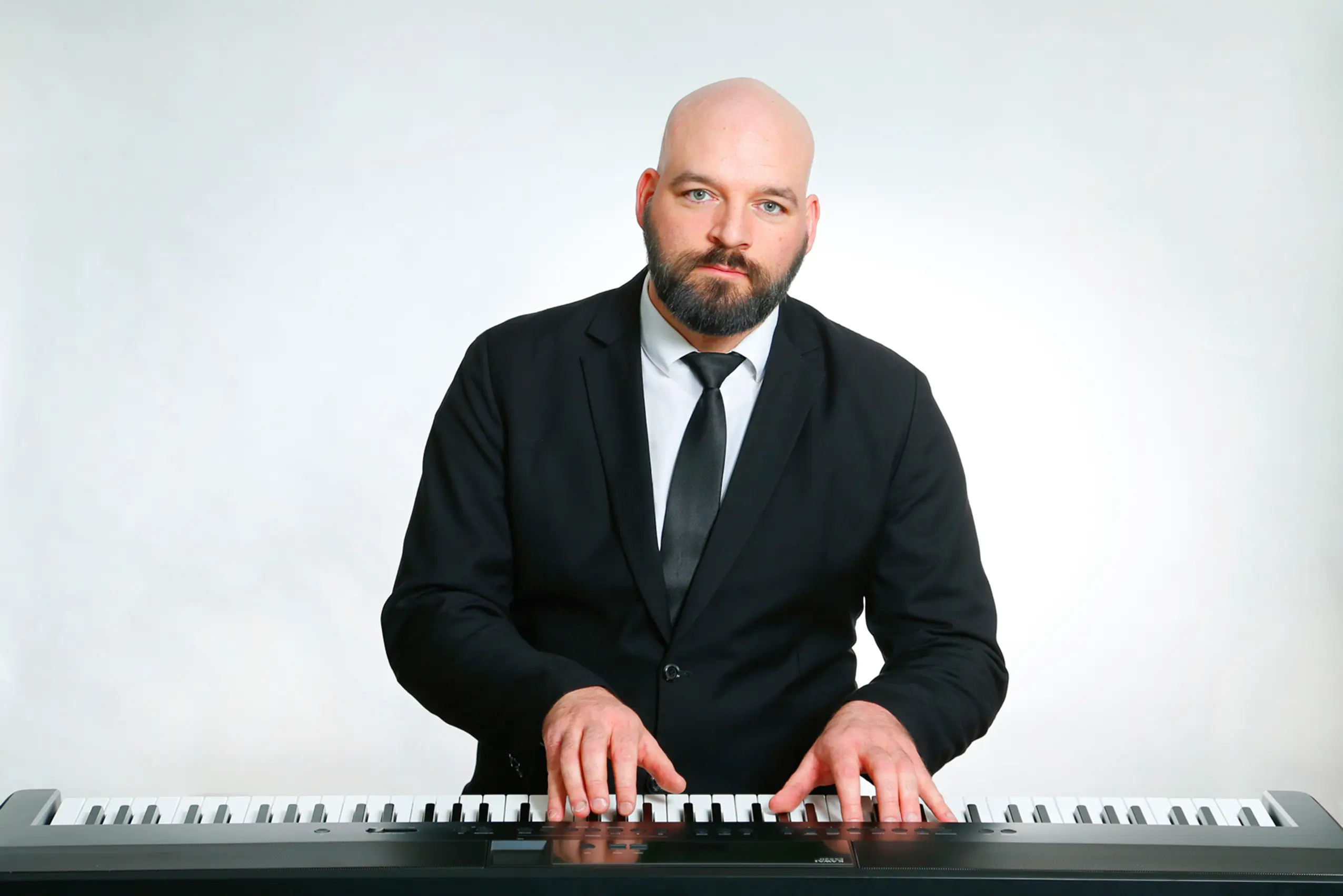 Richard Bartels am Klavier